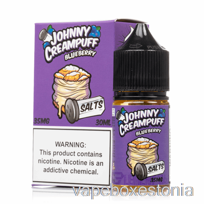 Vape Box Estonia Mustikas - Johnny Creampuff Salts- 30ml 35mg